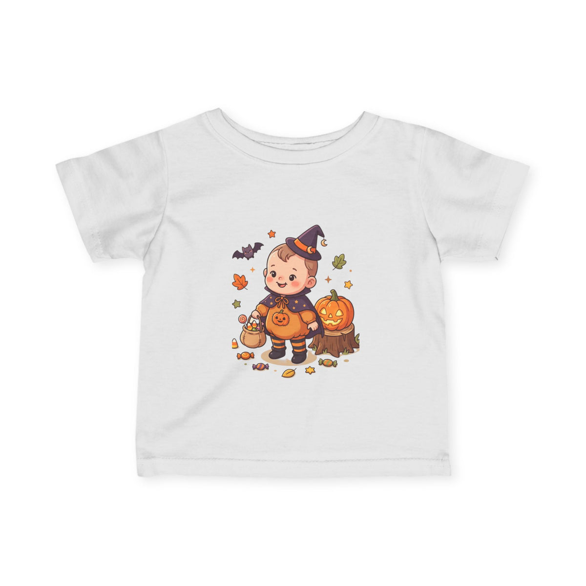 Infant Halloween Pumpkin Costume Tee — Cute Baby Trick-or-Treat Shirt