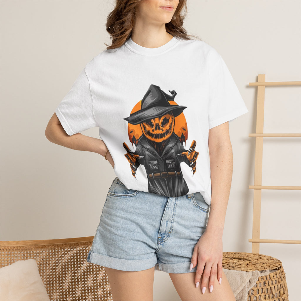 Halloween Pumpkin Scarecrow Tee