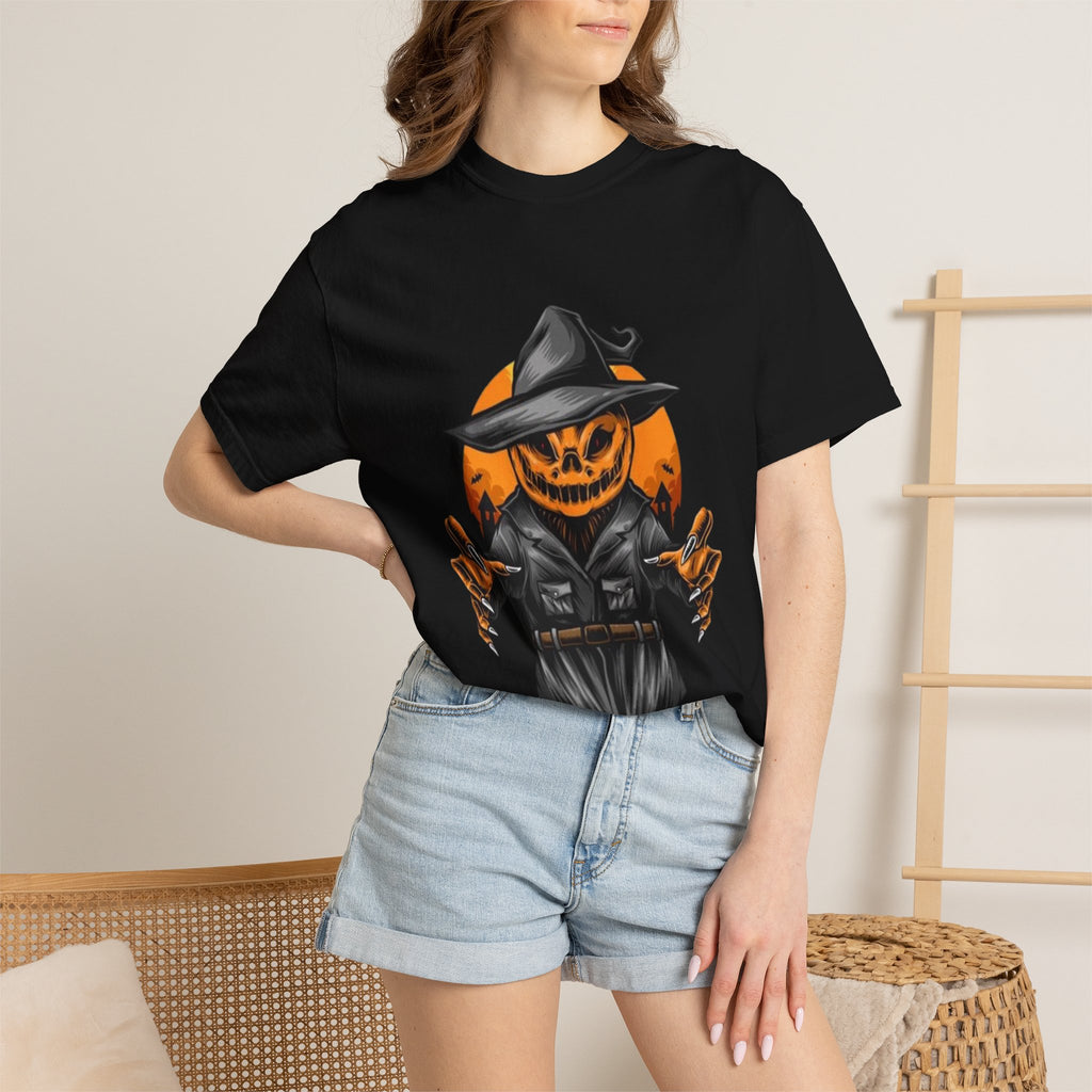 Halloween Pumpkin Scarecrow Tee