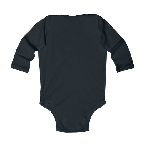 Infant Bodysuit — Cute Blue-Haired Angel Baby Graphic Long Sleeve Onesie
