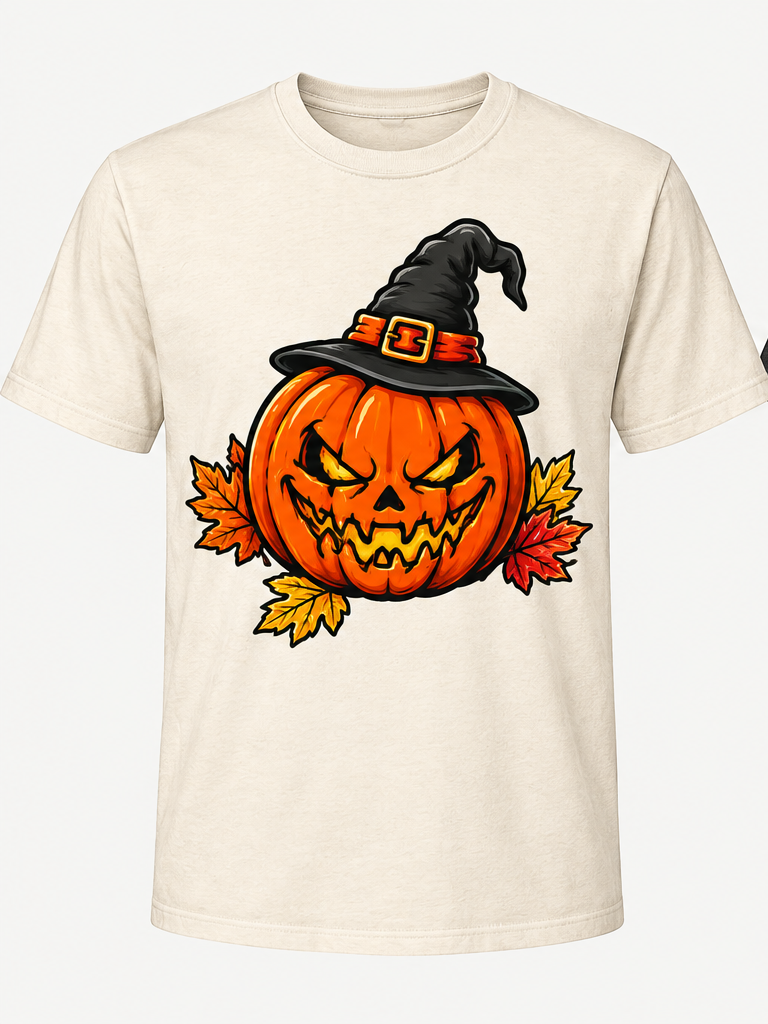 Original witchy pumpkin Halloween T-shirt